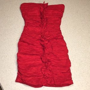 Strapless dress